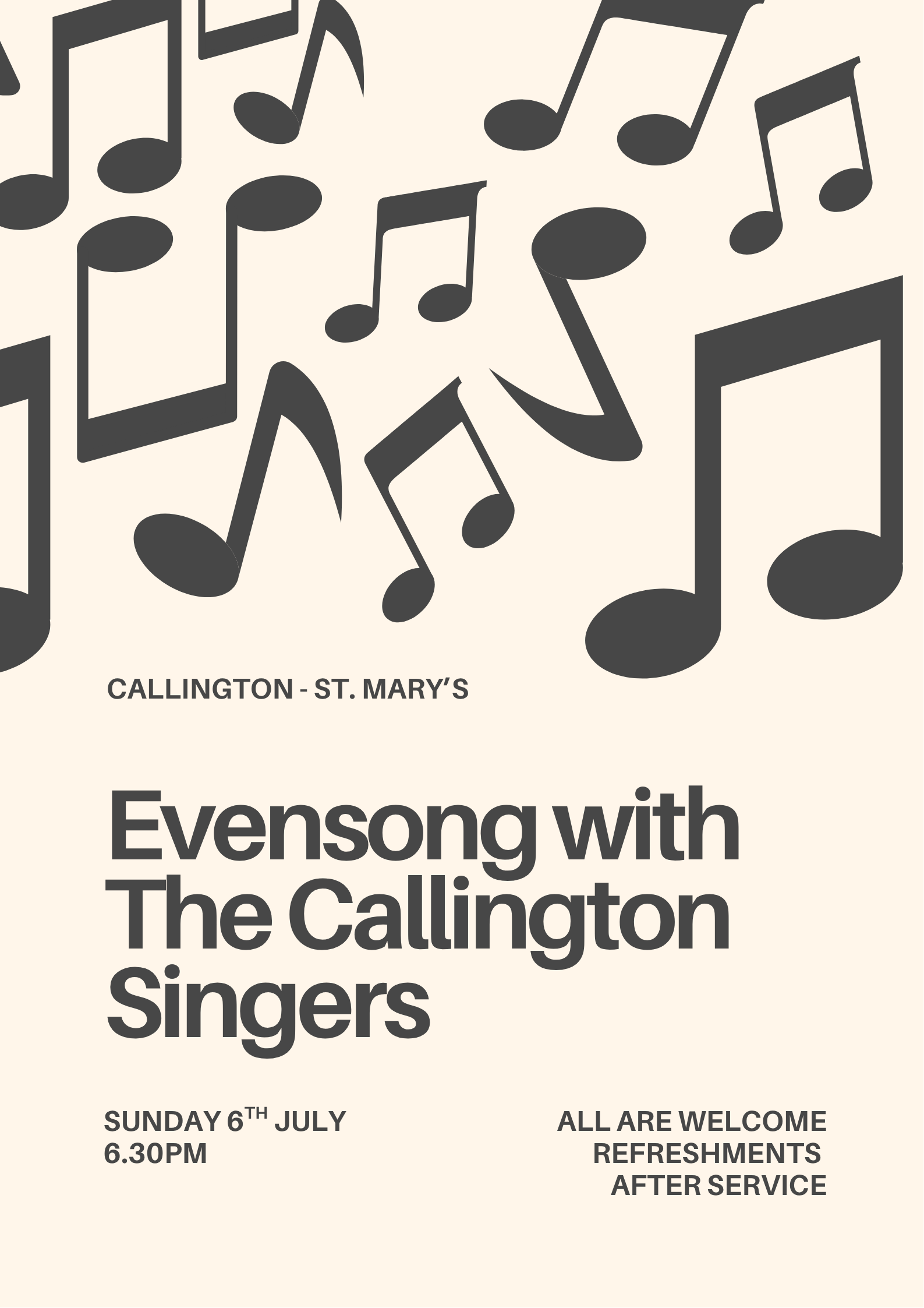 Evensong with The Callington S