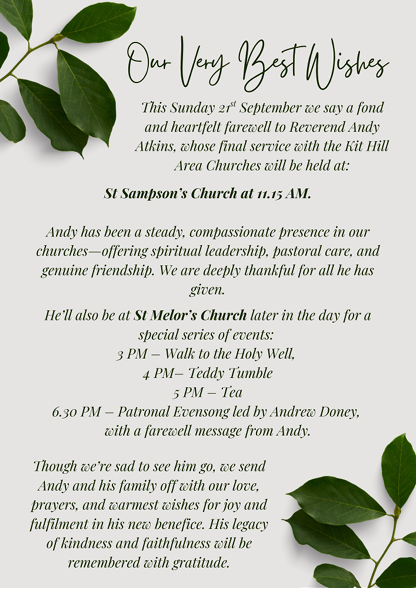 Rev Andy Farewell