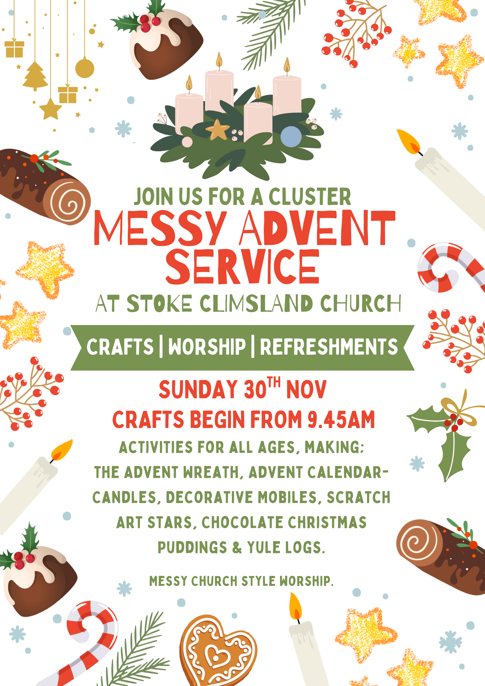 Stoke Cluster Messy Advent Ser