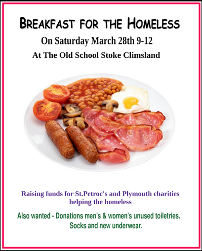 Breakfast fro Homeless mar 28t