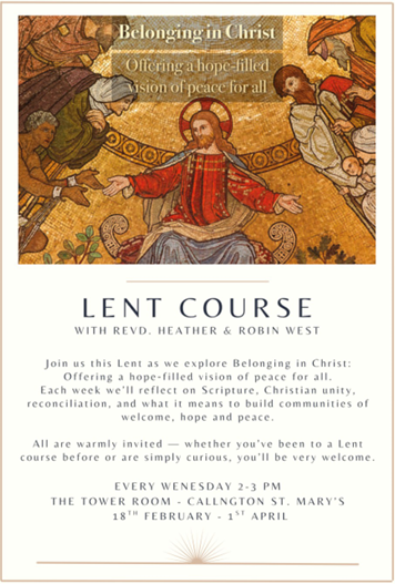 Lent Course 18 Feb - 1 Apr 202