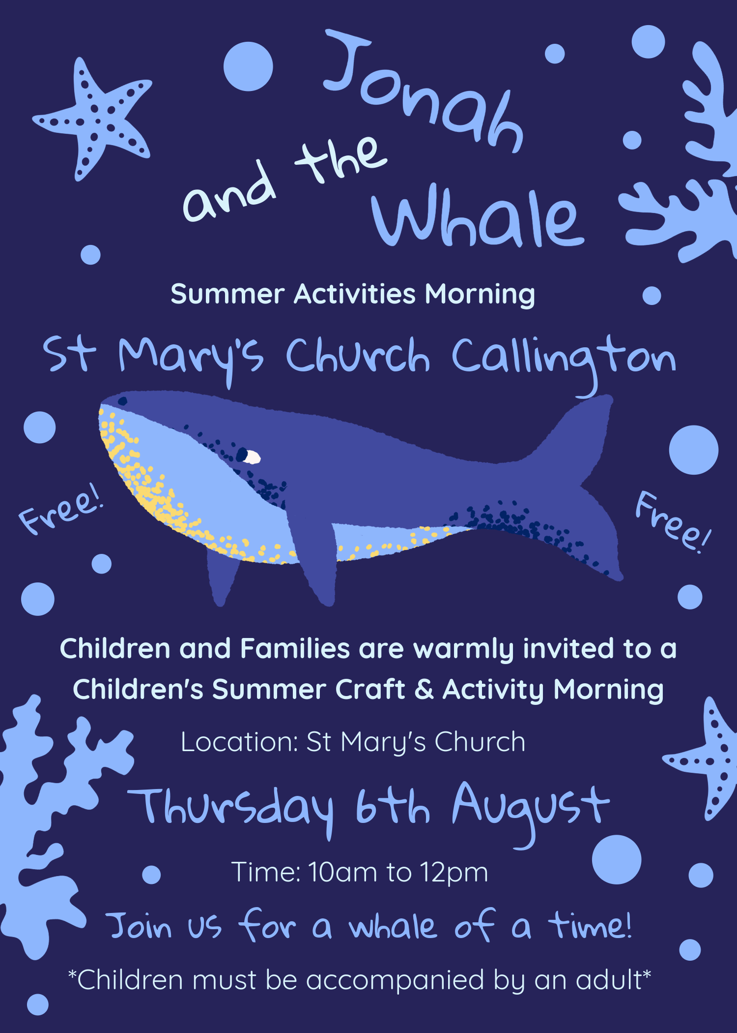 Jonah Summer Activity Blue