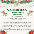 Callington Saturday 'Christmas' Supper